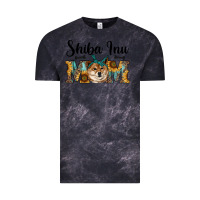 Cloud Black western shiba inu mom Vintage Tee - RanaPortraitStore