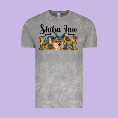 Western Shiba Inu Mom Vintage Tee Designed By Ranaportraitstore