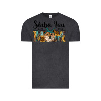 Vintage Black western shiba inu mom Vintage Tee - RanaPortraitStore