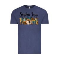 Vintage Denim western shiba inu mom Vintage Tee - RanaPortraitStore