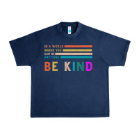 Navy Be Kind Urban Heavy Tee - Bettercallsaul