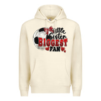 Sandshell little sister biggest fan soccer Premium Hoodie - FaDigitalArtStudio