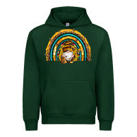 Forest Green western bee gnomes sunflowers beehive honeycomb leopard turquoise sera Urban Hoodie - Artiststas