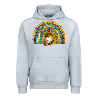 Heather Grey western bee gnomes sunflowers beehive honeycomb leopard turquoise sera Urban Hoodie - Artiststas