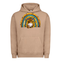 Pigment Burro western bee gnomes sunflowers beehive honeycomb leopard turquoise sera Urban Hoodie - Artiststas
