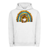 Pigment Lunar Rock western bee gnomes sunflowers beehive honeycomb leopard turquoise sera Urban Hoodie - Artiststas