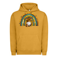 Pigment Peanut Butter western bee gnomes sunflowers beehive honeycomb leopard turquoise sera Urban Hoodie - Artiststas