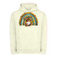 Pigment Pistachio western bee gnomes sunflowers beehive honeycomb leopard turquoise sera Urban Hoodie - Artiststas