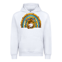 White western bee gnomes sunflowers beehive honeycomb leopard turquoise sera Urban Hoodie - Artiststas