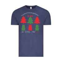 Vintage Denim All Want For Christmas is You Just Kidding I Want Cats Vintage Tee - Bettercallsaul