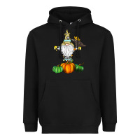 Black Scracrow Heavyweight Hoodie - CowhideDigitalArt