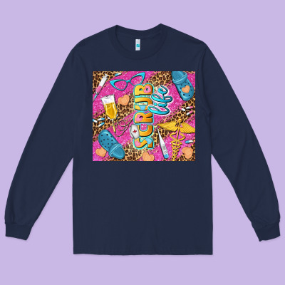 Scrub Life Tumbler Tbs Long Sleeve Tee Designed By Tumblerdesignbyshophia