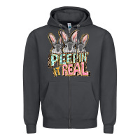Smoke peepin' it real easter day Zipper Hoodie - FaDigitalArtStudio