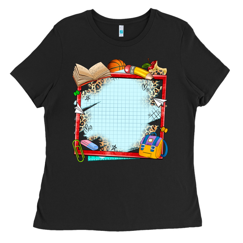 School Your Text Here Ladies Tee by NancyCooperArtShop | Teevron