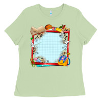 Matcha school your text here Ladies Tee - NancyCooperArtShop