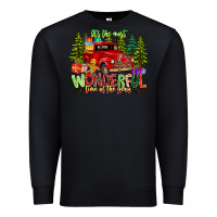 Black it's The Most Wonderful Time of the year Premium Sweatshirt - CowhideDigitalArt