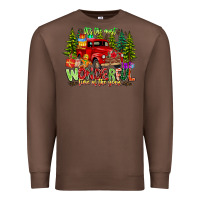 Chestnut it's The Most Wonderful Time of the year Premium Sweatshirt - CowhideDigitalArt