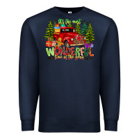 Navy it's The Most Wonderful Time of the year Premium Sweatshirt - CowhideDigitalArt