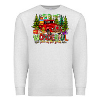 Oatmeal Heather it's The Most Wonderful Time of the year Premium Sweatshirt - CowhideDigitalArt