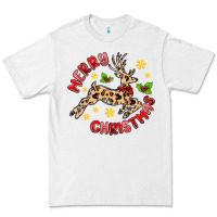 White merry christmas deer Premium Tee - MaliasSmallBusiness