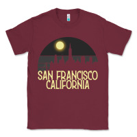Burgundy San Francisco California Classic Tee - Bettercallsaul
