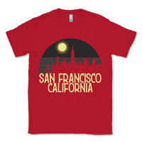 Red San Francisco California Classic Tee - Bettercallsaul