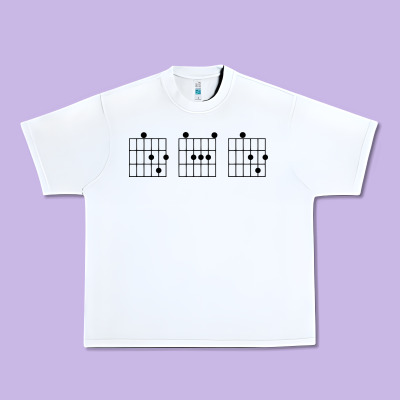 Guitar Chord Dad Urban Heavy Tee Designed By Bettercallsaul