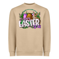 Mushroom happy easHappy Easter y'all Easter Day Heavyweight Sweatshirt - CowGirlArtShop
