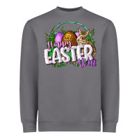 Happy Eashappy Easter Y'all Easter Day Heavyweight Sweatshirt | Teevron