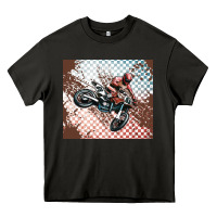 Asphalt born to ride dirty bikes Heavy Core Tee - MaliasSmallBusiness