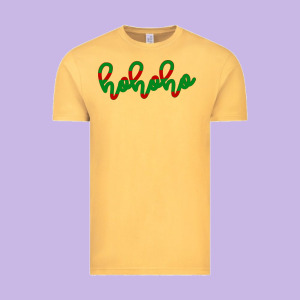 Christmas Ho Ho Ho Vintage Tee Designed By Bettercallsaul