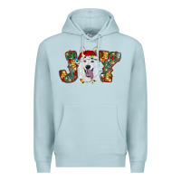Blue Mist white shepherd christmas joy Premium Hoodie - RanaPortraitStore