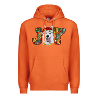 Carrot white shepherd christmas joy Premium Hoodie - RanaPortraitStore