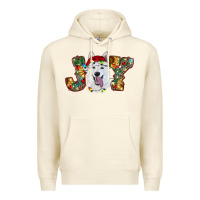 Sandshell white shepherd christmas joy Premium Hoodie - RanaPortraitStore