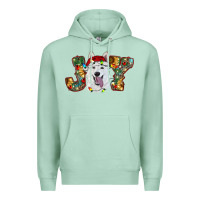 Seafoam white shepherd christmas joy Premium Hoodie - RanaPortraitStore