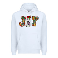 White white shepherd christmas joy Premium Hoodie - RanaPortraitStore