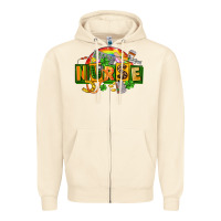Sandshell nurse st patricks Zipper Hoodie - FaDigitalArtStudio