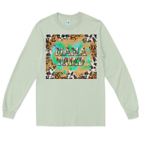 Matcha mama tried with leopard and cowhide tumbler tbs Long Sleeve Tee - TumblerDesignByShophia