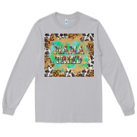 Moon Dust mama tried with leopard and cowhide tumbler tbs Long Sleeve Tee - TumblerDesignByShophia