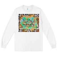 White mama tried with leopard and cowhide tumbler tbs Long Sleeve Tee - TumblerDesignByShophia