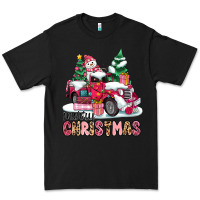 Black pink merry christmas Premium Tee - MaliasSmallBusiness