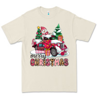 Bone pink merry christmas Premium Tee - MaliasSmallBusiness