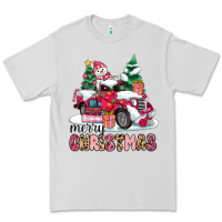 Dove Grey pink merry christmas Premium Tee - MaliasSmallBusiness