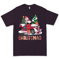 Plum pink merry christmas Premium Tee - MaliasSmallBusiness