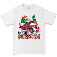 White pink merry christmas Premium Tee - MaliasSmallBusiness