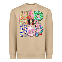 Mushroom Hop hop Easter gnomies Easter Day Heavyweight Sweatshirt - CowGirlArtShop