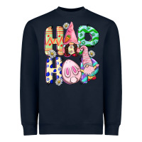 Navy Hop hop Easter gnomies Easter Day Heavyweight Sweatshirt - CowGirlArtShop