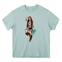 Arona western cowgirl Heavy Core Tee - NancyCooperArtShop