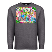 Charcoal Heather Lets Get Loaded Mouse Pad Premium Sweatshirt - CowhideDigitalArt