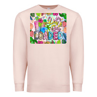 Pale Pink Lets Get Loaded Mouse Pad Premium Sweatshirt - CowhideDigitalArt